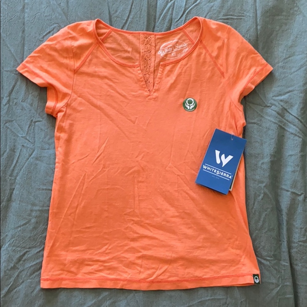 eco friendly orange shirt